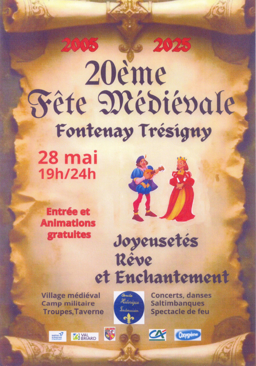 Affiche Fête Médiévale 2025